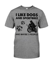 like dog sportbike Premium Fit Mens Tee tile