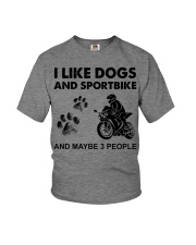 like dog sportbike Youth T-Shirt tile