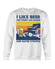 sprint car racing-like beer Crewneck Sweatshirt tile