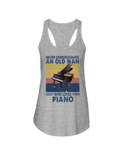piano never olm vintage Ladies Flowy Tank tile