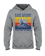 makes-me-happy-kart--racing Hooded Sweatshirt tile