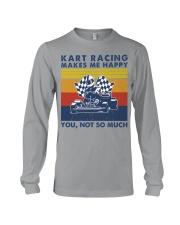 makes-me-happy-kart--racing Long Sleeve Tee tile