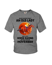 11 horse racing olwm Youth T-Shirt tile