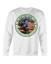 no-matter-bull-riding Crewneck Sweatshirt tile