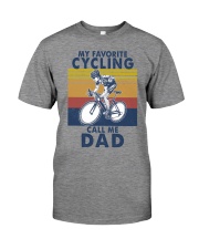 Cycling my favorite call me dad Premium Fit Mens Tee tile