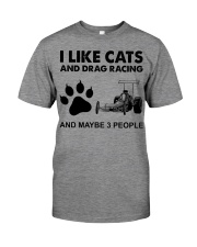 like cats drag racing Premium Fit Mens Tee tile
