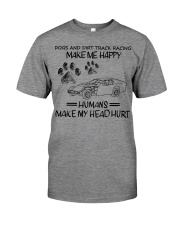 dog and Dirt track racing Premium Fit Mens Tee tile