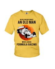 formula racing old man Youth T-Shirt tile