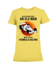 formula racing old man Premium Fit Ladies Tee tile