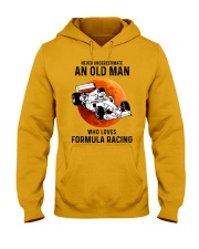 formula racing old man Hooded Sweatshirt tile