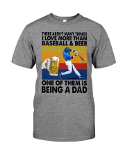 love more than baseball Premium Fit Mens Tee tile