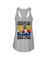 love more than baseball Ladies Flowy Tank tile