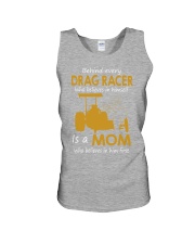 behind every drag racer Unisex Tank tile
