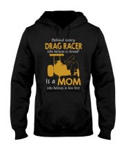 behind every drag racer Hooded Sweatshirt tile