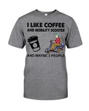 i like coffee mobility scooter Classic T-Shirt tile