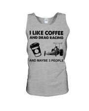 like coffee drag racing Unisex Tank tile
