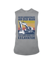 excavator never olm vintage Sleeveless Tee tile
