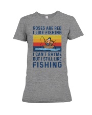 Fishing rhyme Premium Fit Ladies Tee tile