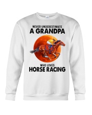 horse-racing-grandpa Crewneck Sweatshirt tile