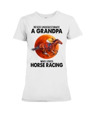 horse-racing-grandpa Premium Fit Ladies Tee tile