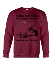 I LIKE COCKTAIL DRAG RACING Crewneck Sweatshirt tile