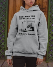 I LIKE COCKTAIL DRAG RACING Hooded Sweatshirt apparel-hooded-sweatshirt-lifestyle-front-03