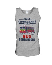BUS LIKE BEER AND BOOBS Unisex Tank tile