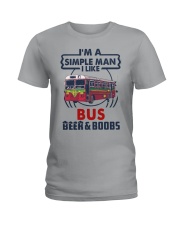 BUS LIKE BEER AND BOOBS Ladies T-Shirt tile