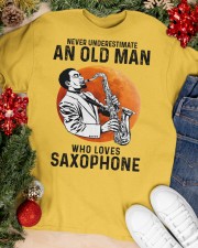 saxophone old man Classic T-Shirt apparel-classic-tshirt-lifestyle-front-81