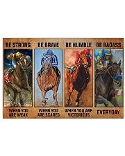 be strong horse racing 36x24 Poster front