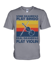Violin Some Grandpas V-Neck T-Shirt tile