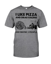like pizza drag racing Classic T-Shirt tile