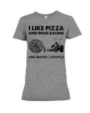 like pizza drag racing Premium Fit Ladies Tee tile