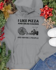 like pizza drag racing Hooded Sweatshirt apparel-hooded-sweatshirt-lifestyle-front-70