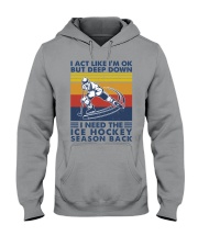 ice hockey i-act-like Hooded Sweatshirt tile