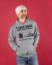 like beer drag racing Hooded Sweatshirt apparel-hooded-sweatshirt-lifestyle-front-80