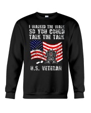 talk-veteran Crewneck Sweatshirt tile