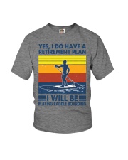 Paddleboarding Retirement Plan Youth T-Shirt tile