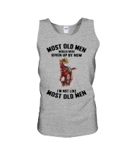 most old men horse racing 2 Unisex Tank tile