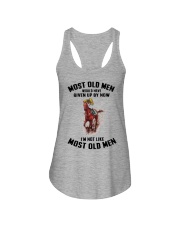 most old men horse racing 2 Ladies Flowy Tank tile