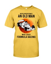 formula racing old man Classic T-Shirt front