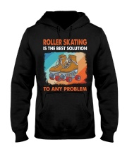 roller skating best solution Hooded Sweatshirt tile