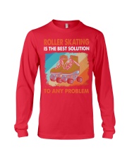 roller skating best solution Long Sleeve Tee tile