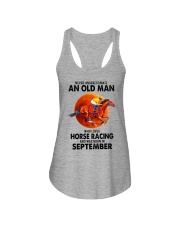 09 horse racing olm Ladies Flowy Tank tile