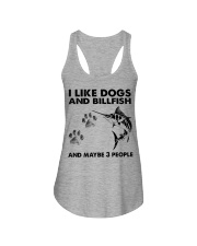 i-like-dogs-billfish Ladies Flowy Tank tile