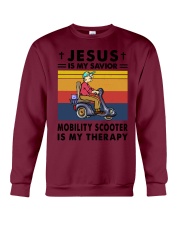 mobility scooter therapy Crewneck Sweatshirt tile