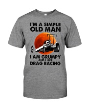 i'm simple old man drag racing Premium Fit Mens Tee tile