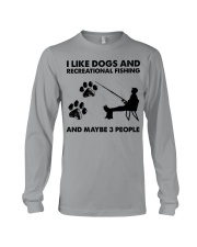 recreational-fishing-i-like-dogs Long Sleeve Tee tile