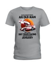 dirt track racing olm 01 Ladies T-Shirt tile
