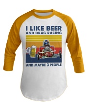 like beer drag racing Baseball Tee tile